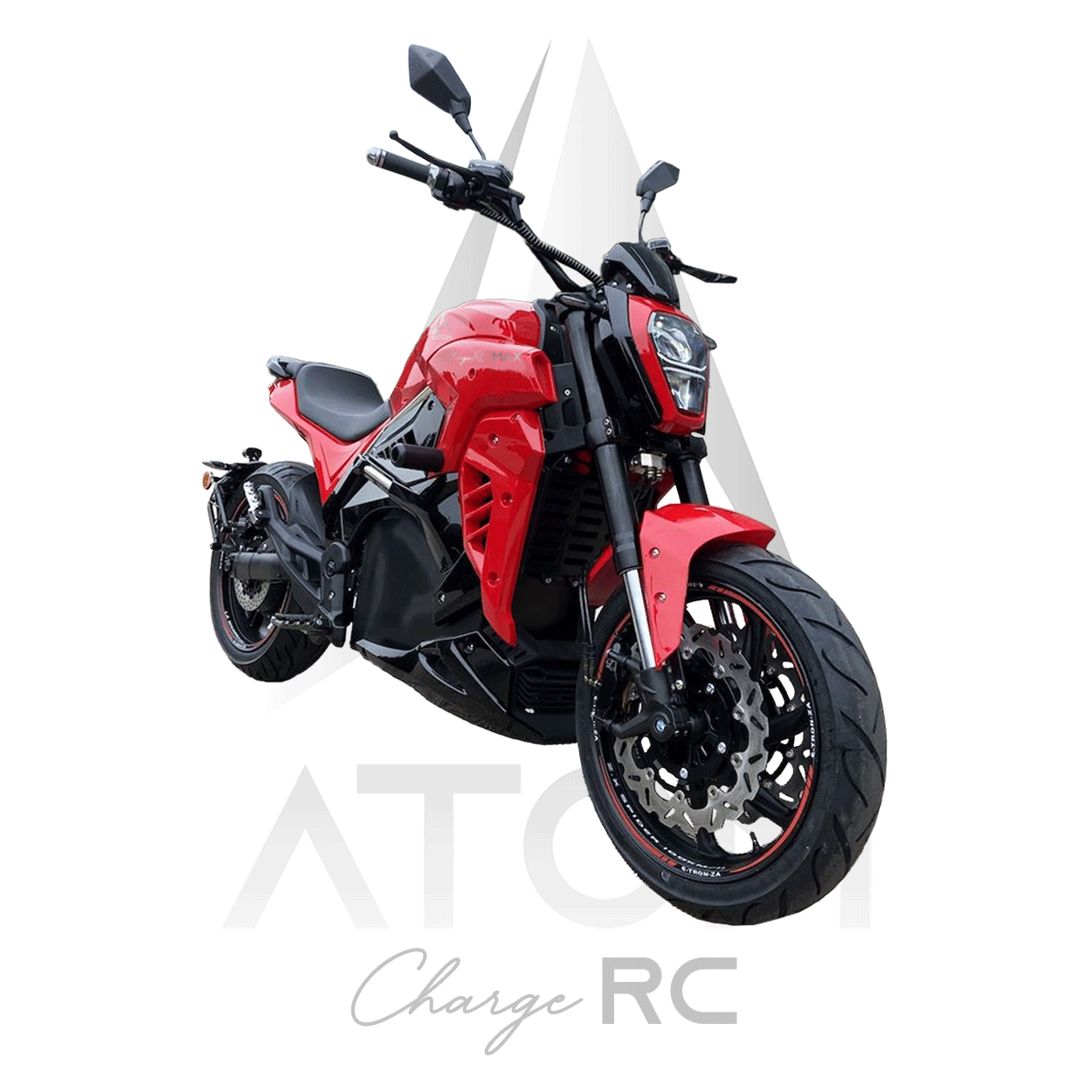 Moto électrique, Atom Charge RC | 5000 W | 125 cc | V-max 120 km/h | Autonomie 130 km - Atom Motors