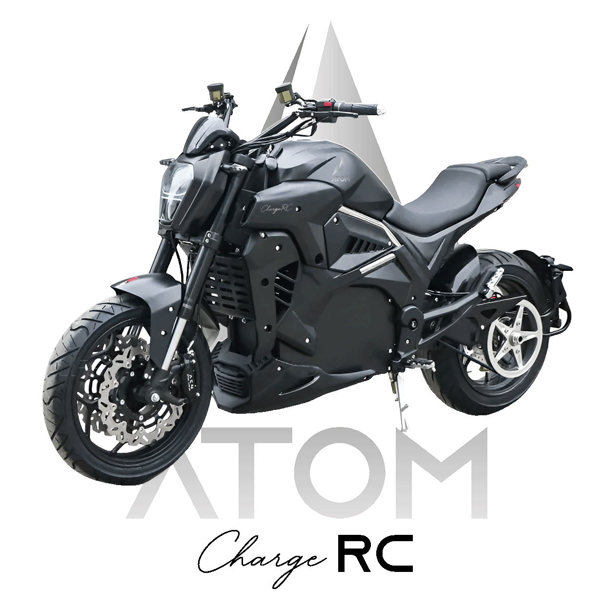 Moto électrique, Atom Charge RC | 5000 W | 125 cc | V-max 120 km/h | Autonomie 130 km - Atom Motors