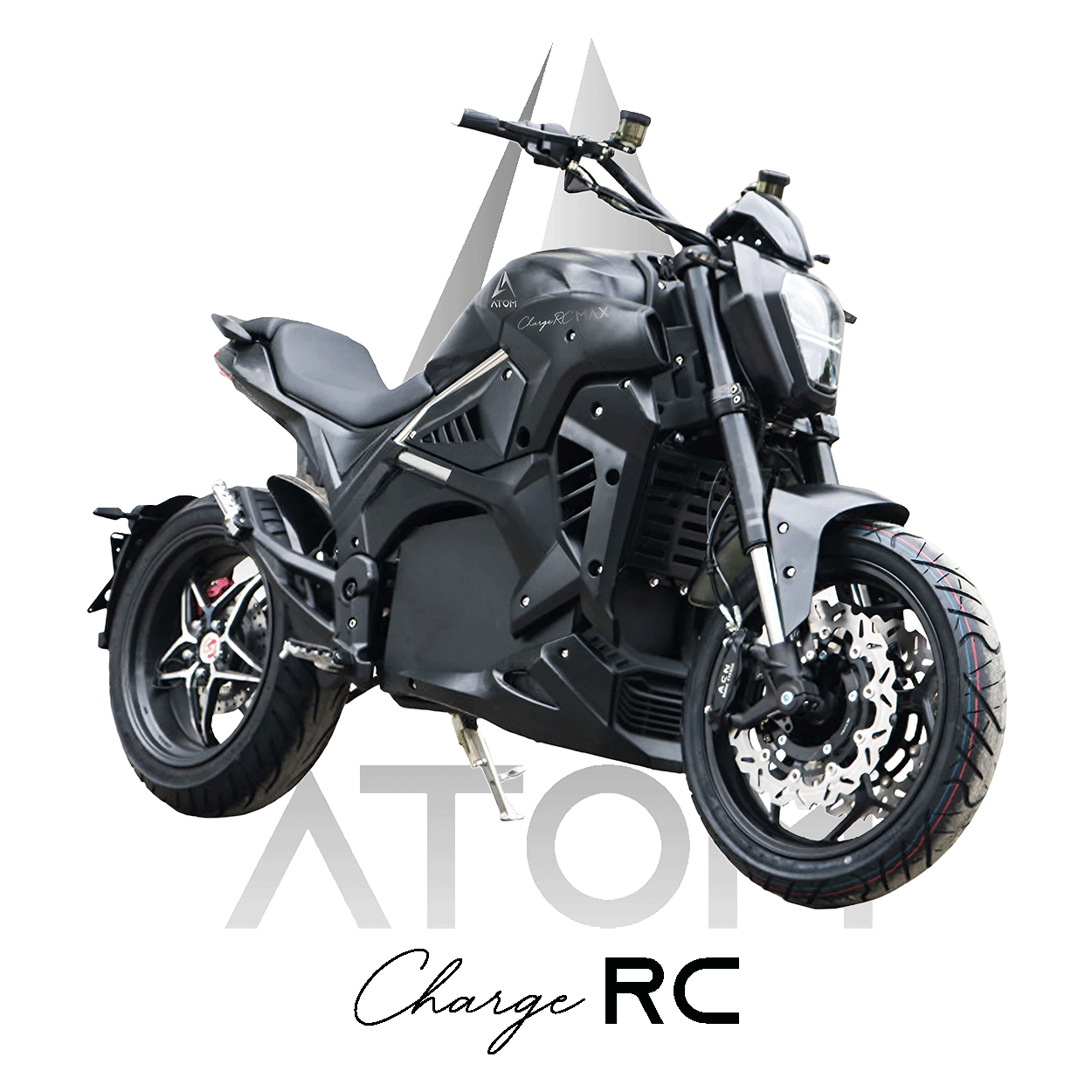 Moto électrique, Atom Charge RC | 5000 W | 125 cc | V-max 120 km/h | Autonomie 130 km - Atom Motors