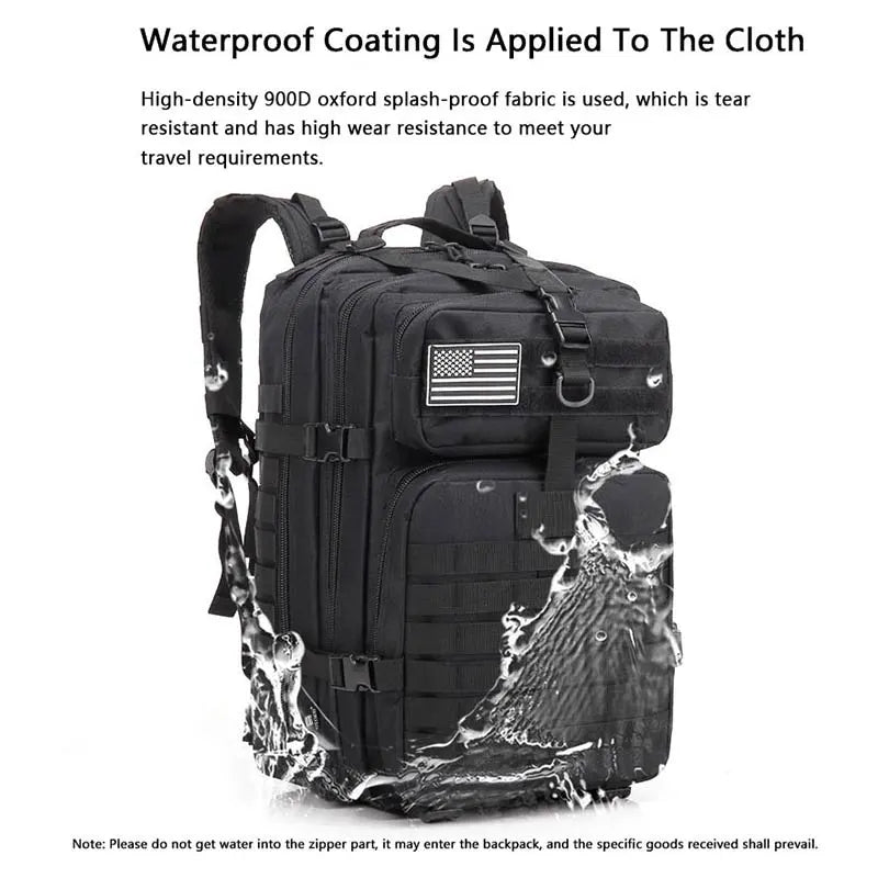 Sac à Dos Tactique Militaire | 25L et 50 L - Atom Motors