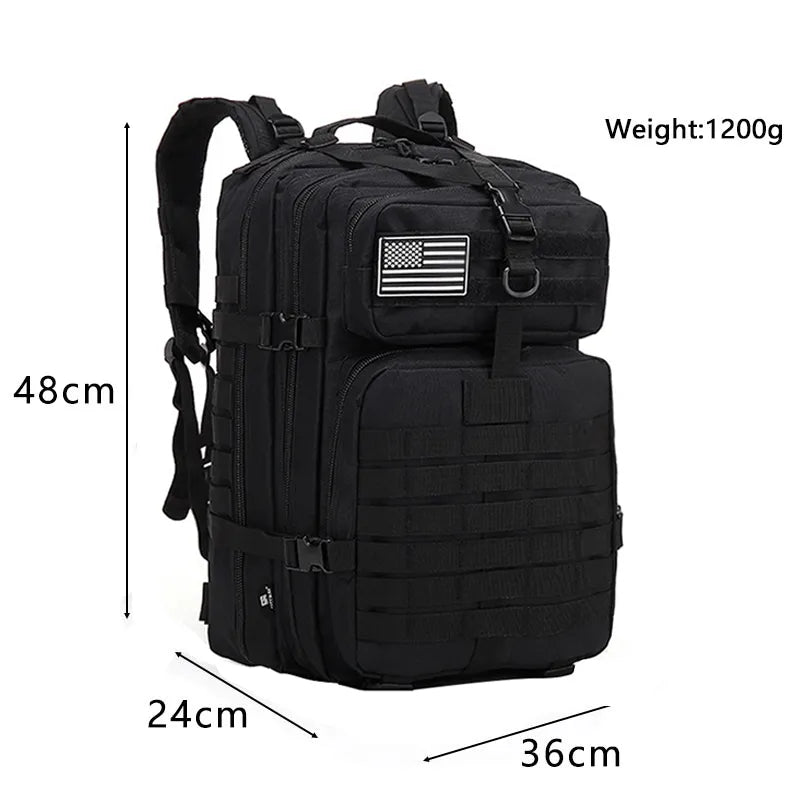 Sac à Dos Tactique Militaire | 25L et 50 L - Atom Motors