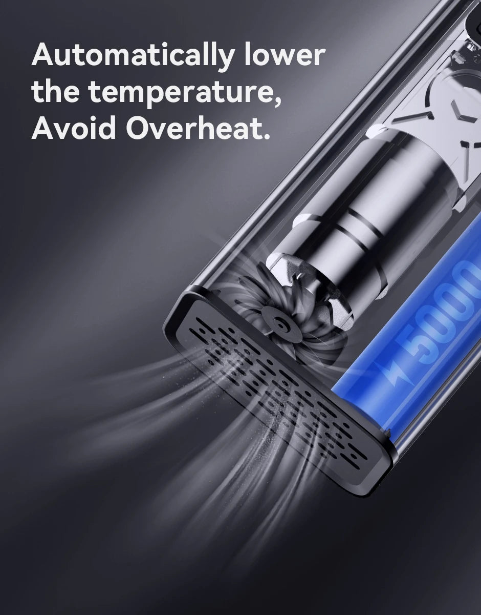 Compresseur sans fil automatique | 150 PSI | Lexin P5 - Atom Motors