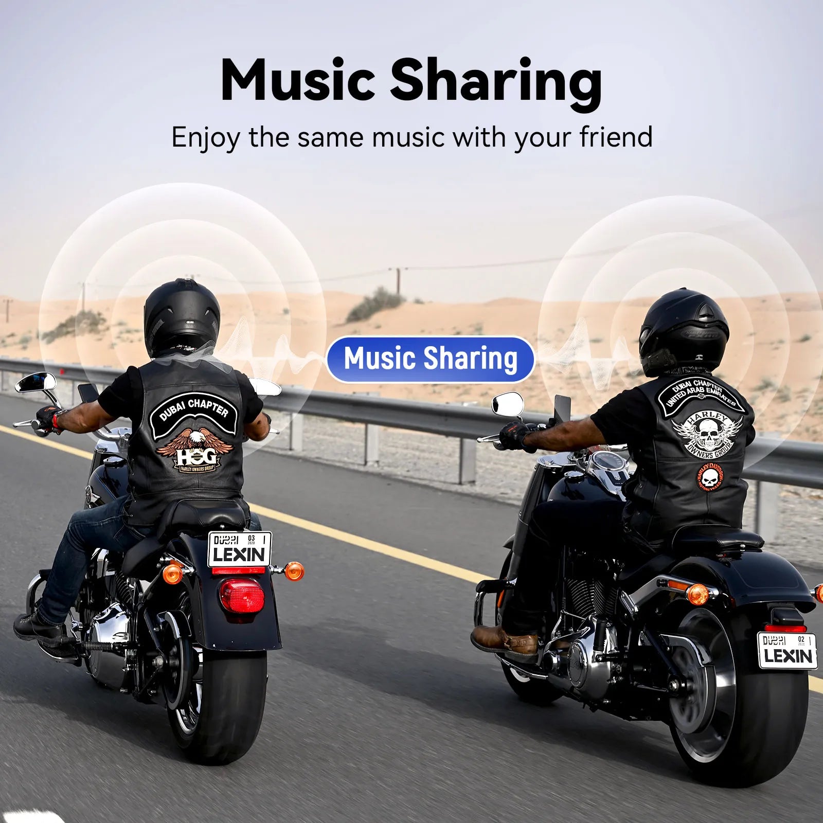 Intercom Bluetooth | LEXIN MTX Mesh | 24 personnes - Atom Motors