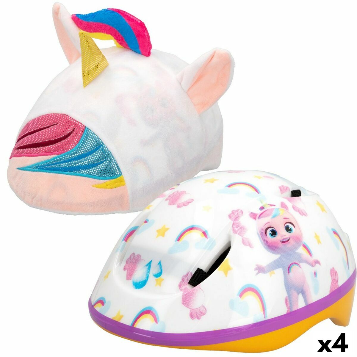Casque Enfant Cry Babies DREAMY (4 Unités) (52-55 cm) - Atom Motors