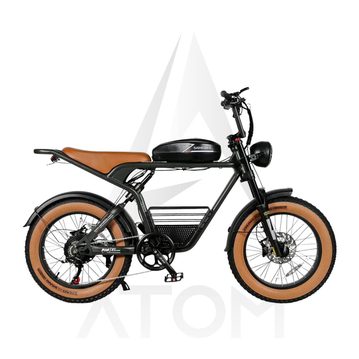 Vélo électrique Fatbike | SAMEBIKE M20 | 1000 W | V-max 25 km/h | Autonomie 80 km - Atom Motors