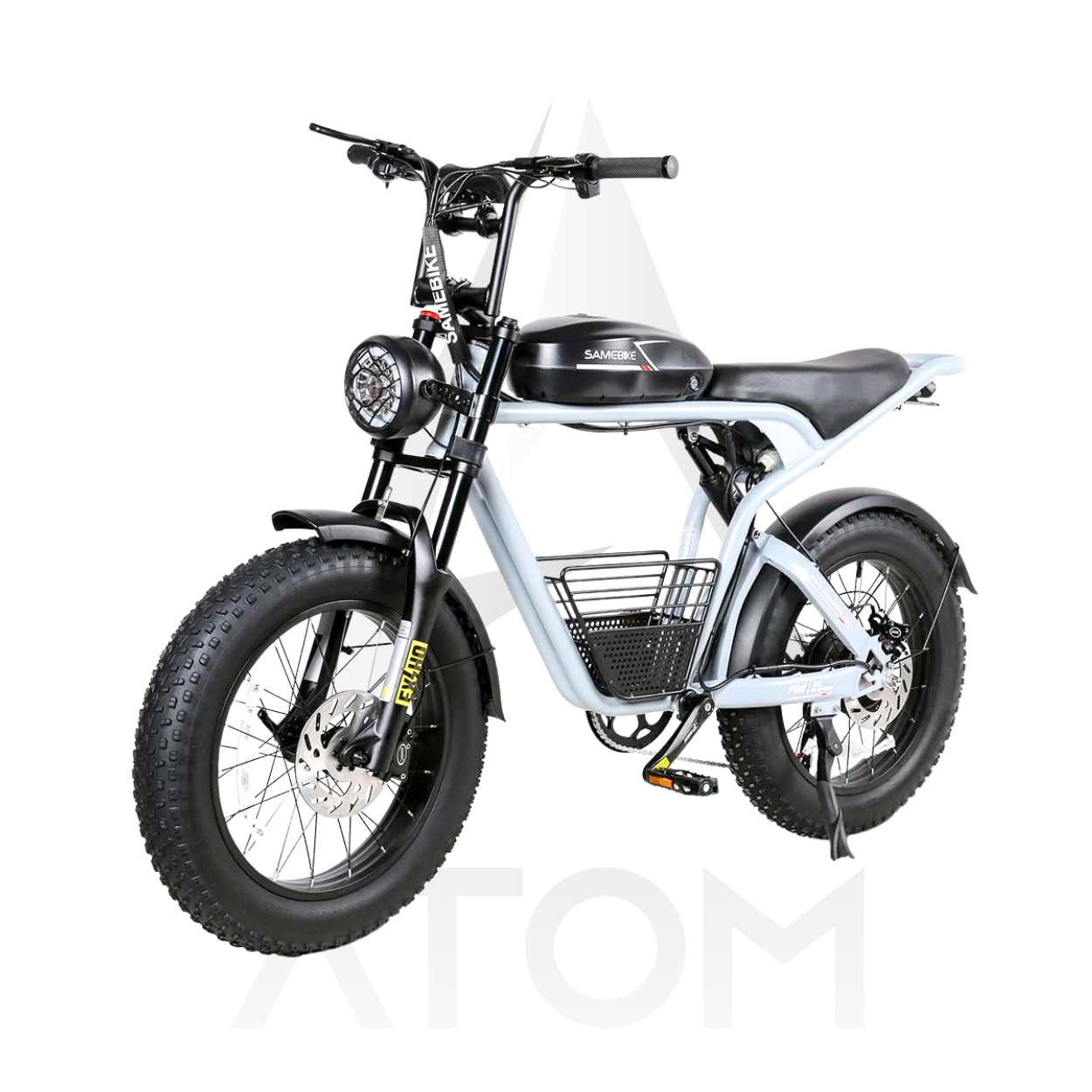 Vélo électrique Fatbike | SAMEBIKE M20 | 1000 W | V-max 25 km/h | Autonomie 80 km - Atom Motors