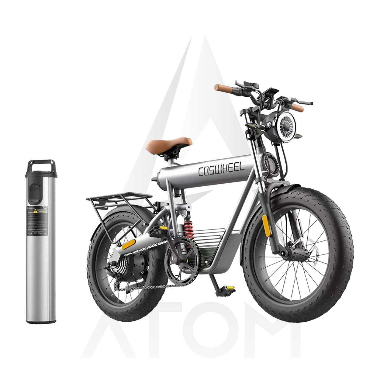Vélo électrique Fatbike | COSWHEEL T20R | 750W - 1000W | V-max 25 km/h | Autonomie 70 km - Atom Motors