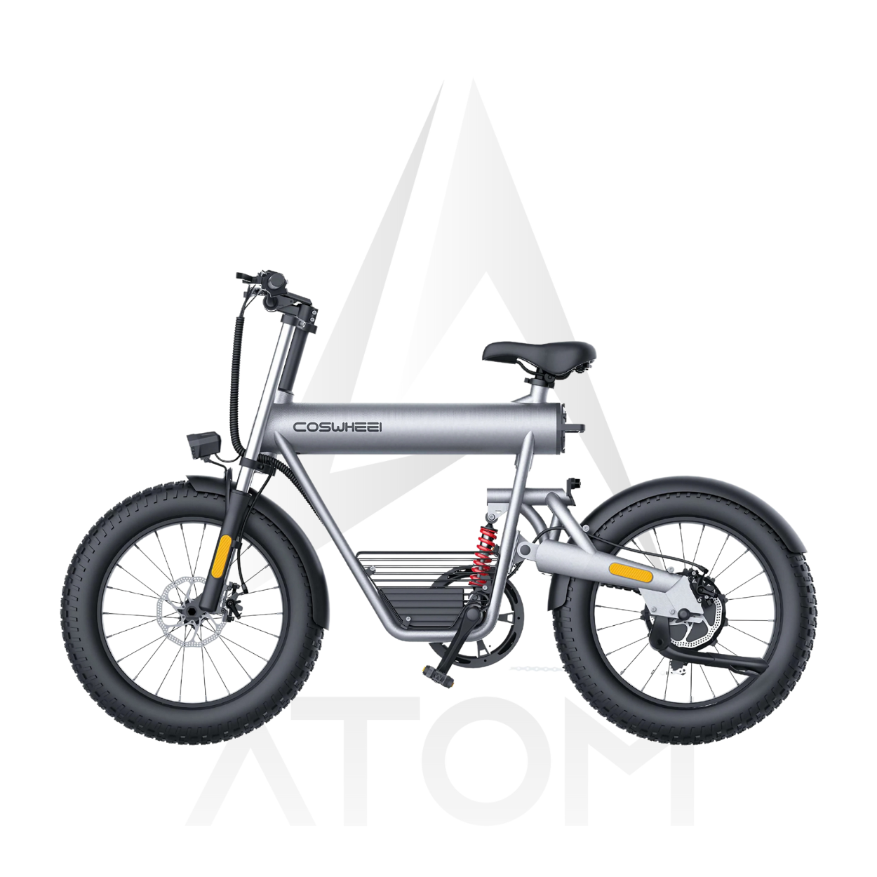 Vélo électrique Fatbike | COSWHEEL T20 | 500 W | V-max 25 km/h | Autonomie 80 km - Atom Motors