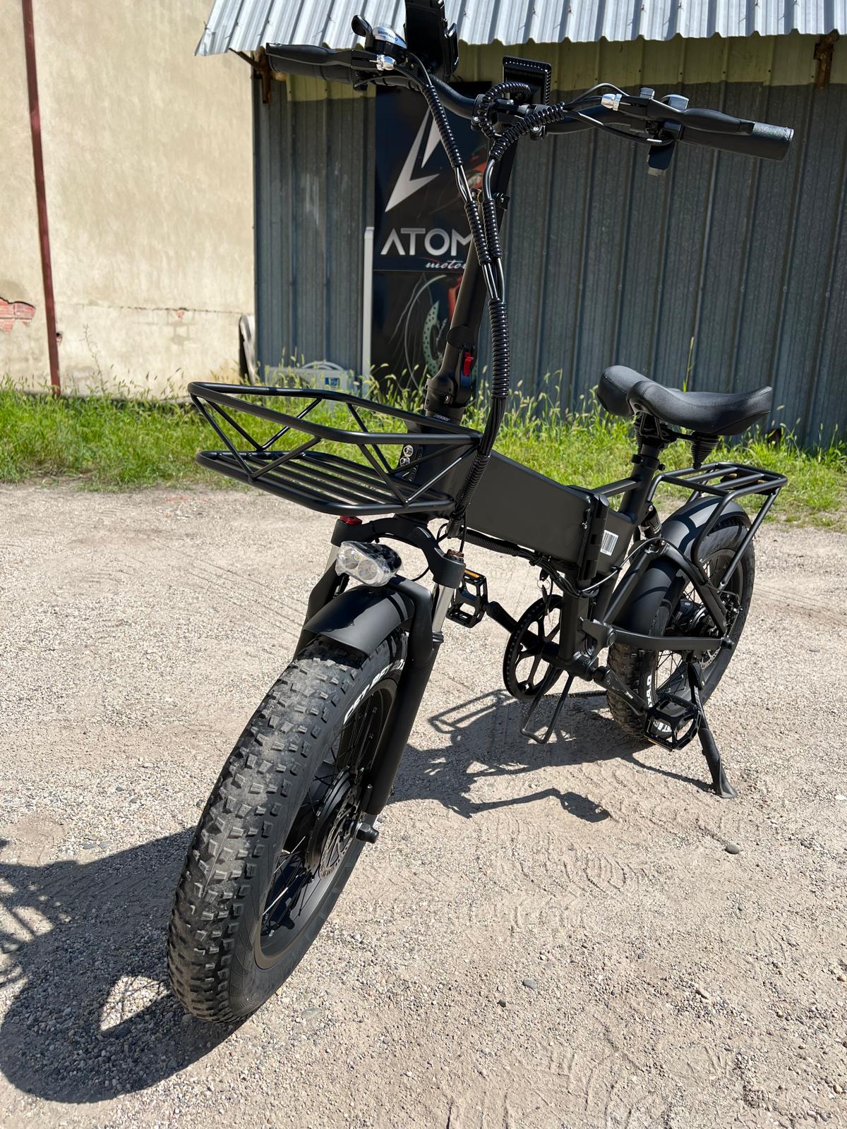 Vélo électrique Fatbike | Atom Ride JY03 | 750 W | V-max 25 km/h | Autonomie 105 km - Atom Motors