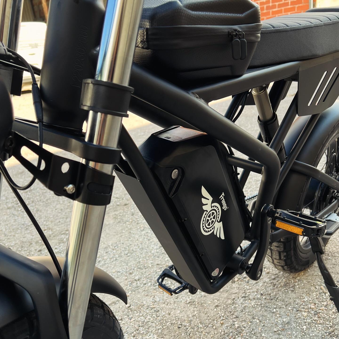 Vélo électrique Fatbike | FREEGO F2 PRO | 1400 W | V-max 25 km/h | Autonomie 80 km - Atom Motors