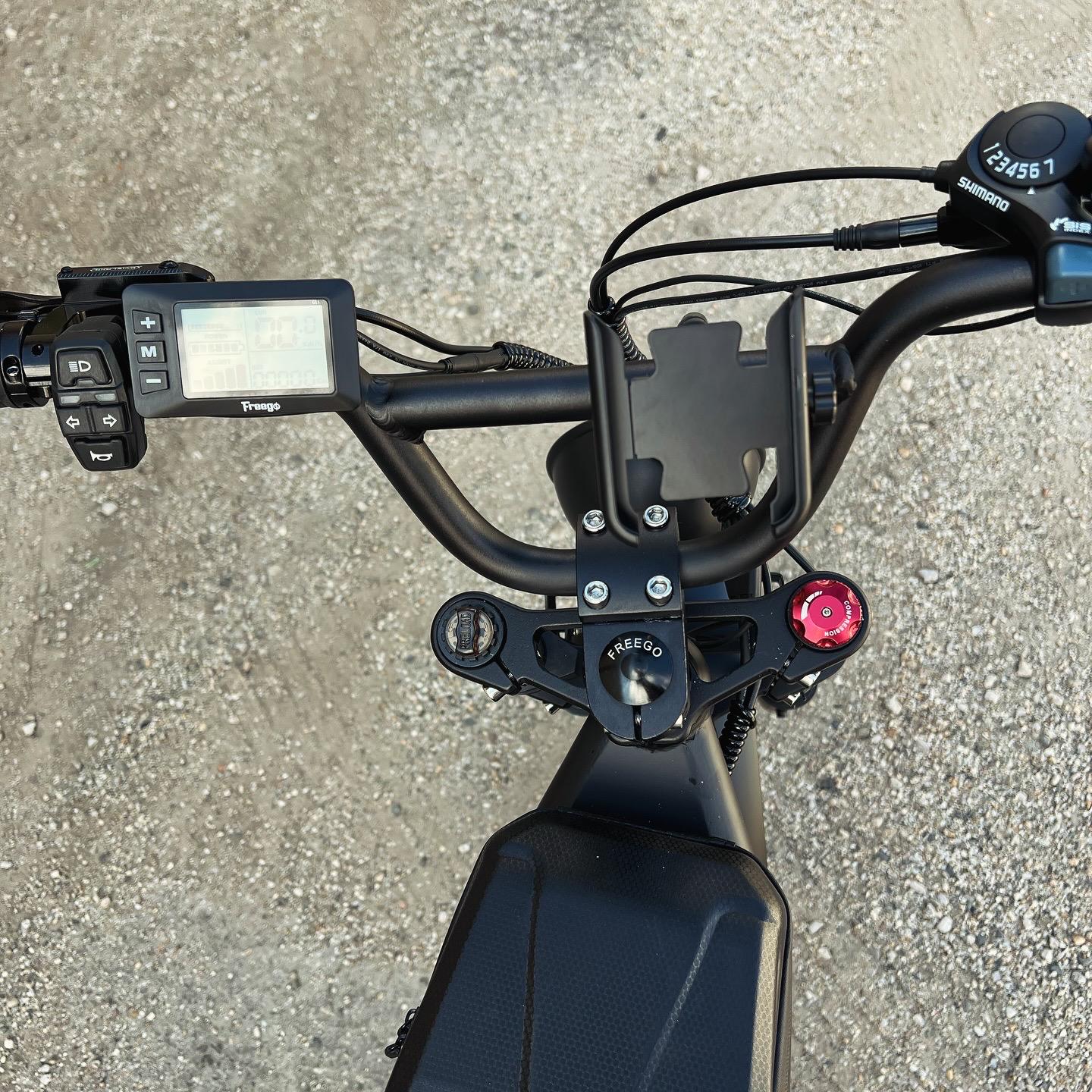 Vélo électrique Fatbike | FREEGO F2 PRO | 1400 W | V-max 25 km/h | Autonomie 80 km - Atom Motors