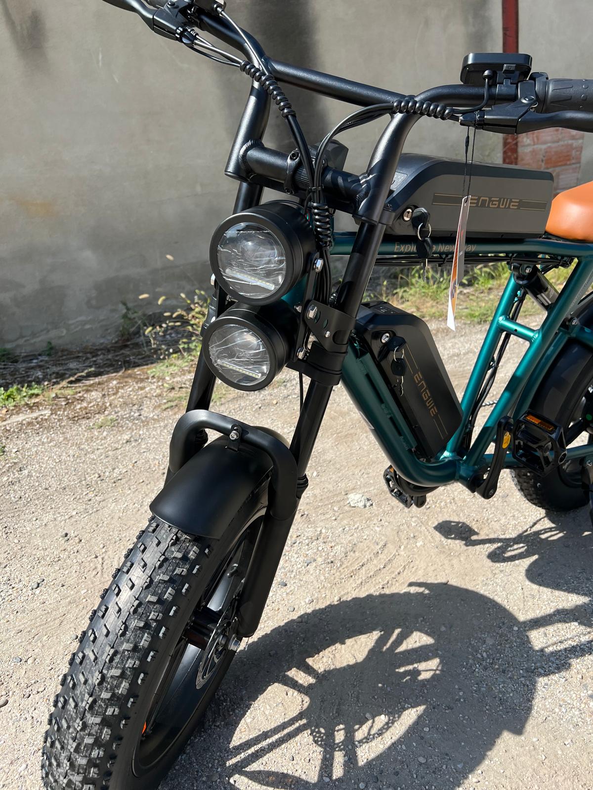Vélo électrique Fatbike | Engwe M20 | 750 W | V-max 25 km/h | Autonomie 150 km - Atom Motors