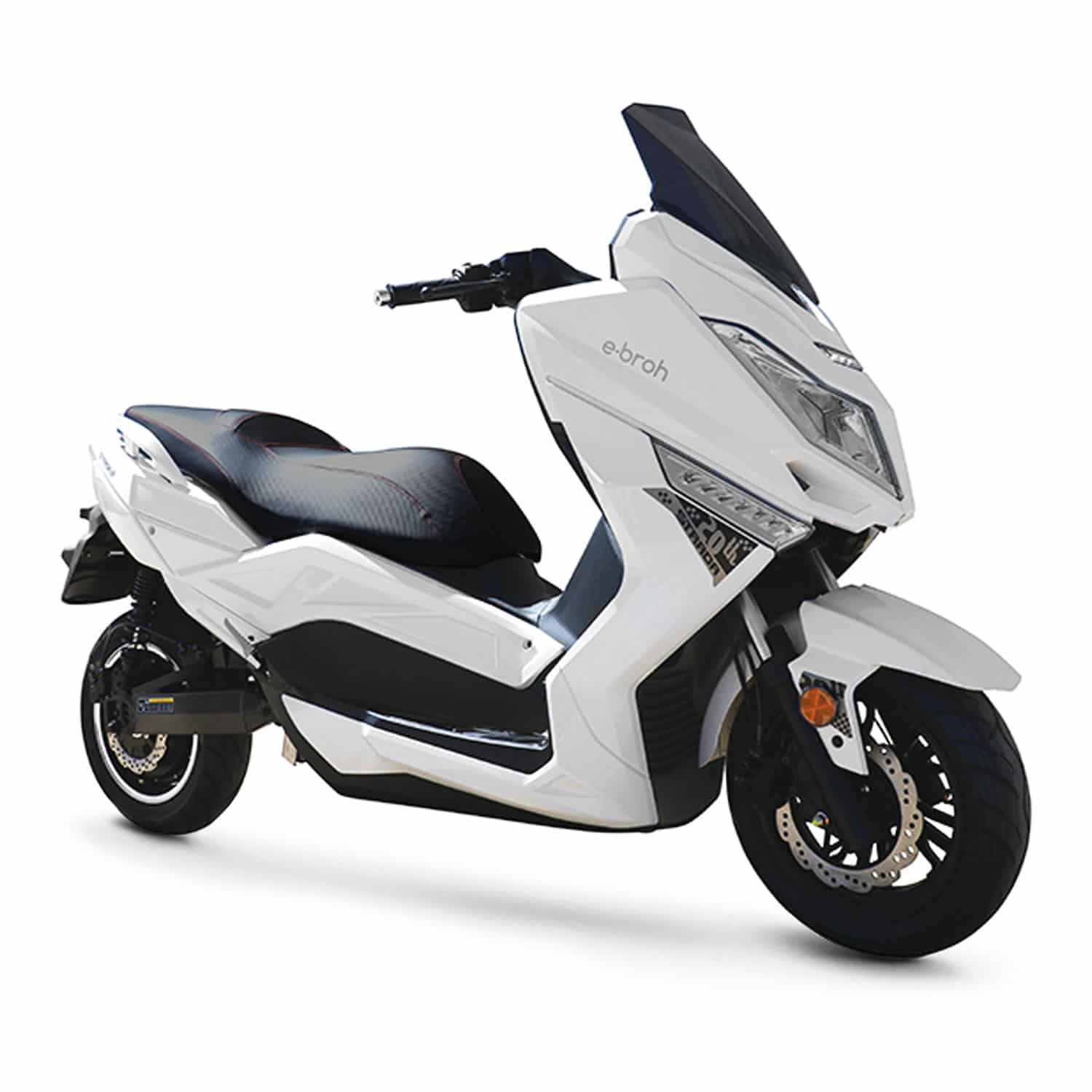 Scooter électrique, EBROH Strada 20th XT | 3000 W | 125 cc | V-max 90 km/h | Autonomie 75 km - Atom Motors