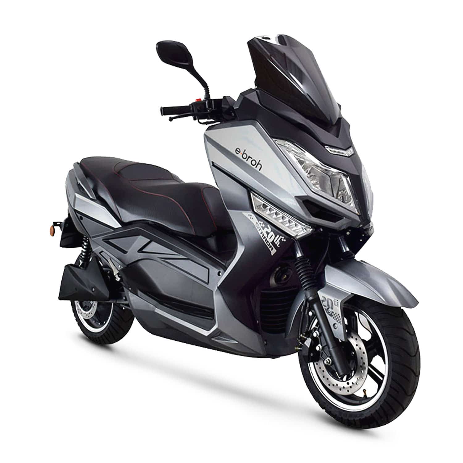 Scooter électrique, EBROH Strada 20th XT | 3000 W | 125 cc | V-max 90 km/h | Autonomie 75 km - Atom Motors