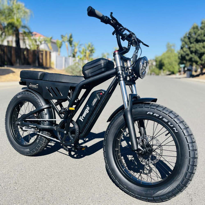 Vélo électrique Fatbike | FREEGO F2 PRO | 1400 W | V-max 25 km/h | Autonomie 80 km - Atom Motors