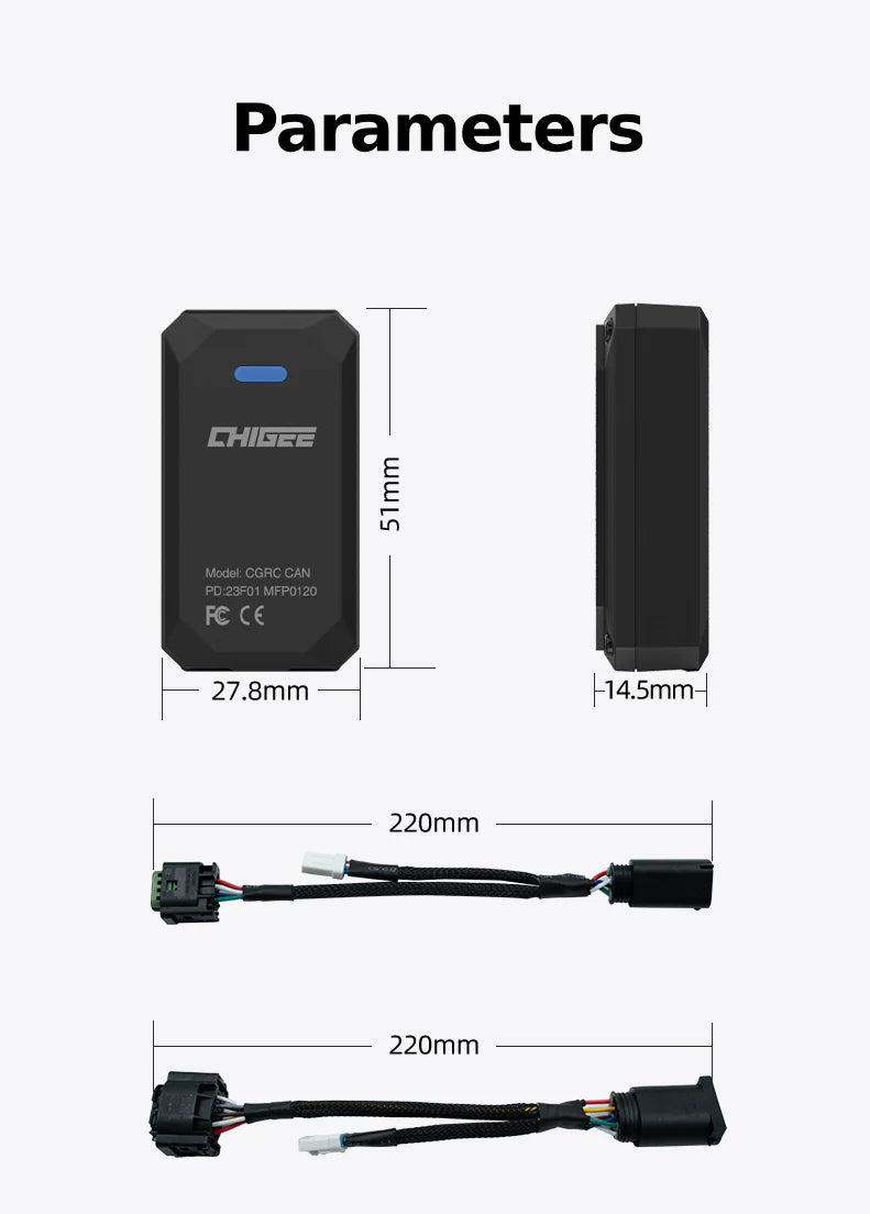 Boitier de contrôle Télécommande CGRC CAN pour BMW | AIO-5 Lite | CHIGEE (CGRC CAN) - Atom Motors