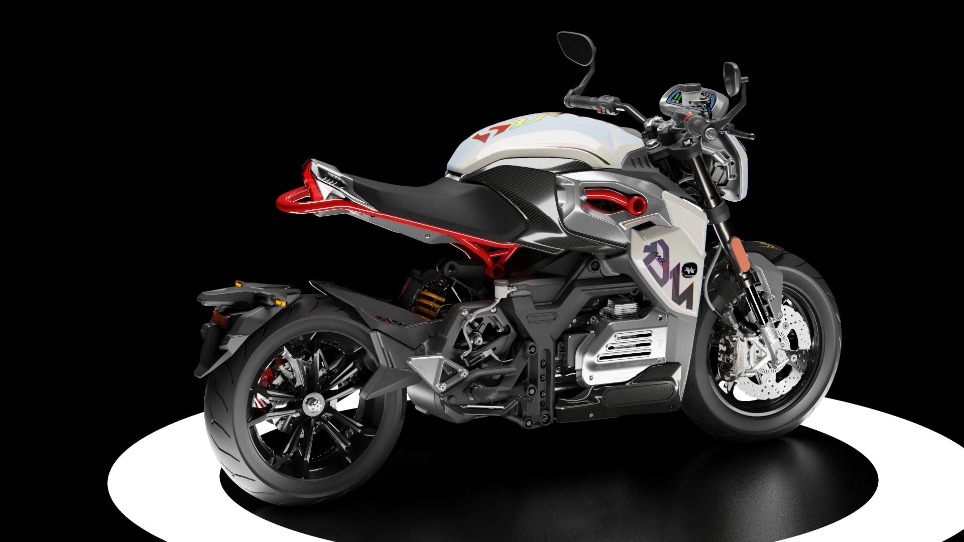 Moto électrique, OVAOBIKE MCR-S | 11 000 W | 125 cc | V-max 148 km/h | Autonomie 210 km - Atom Motors