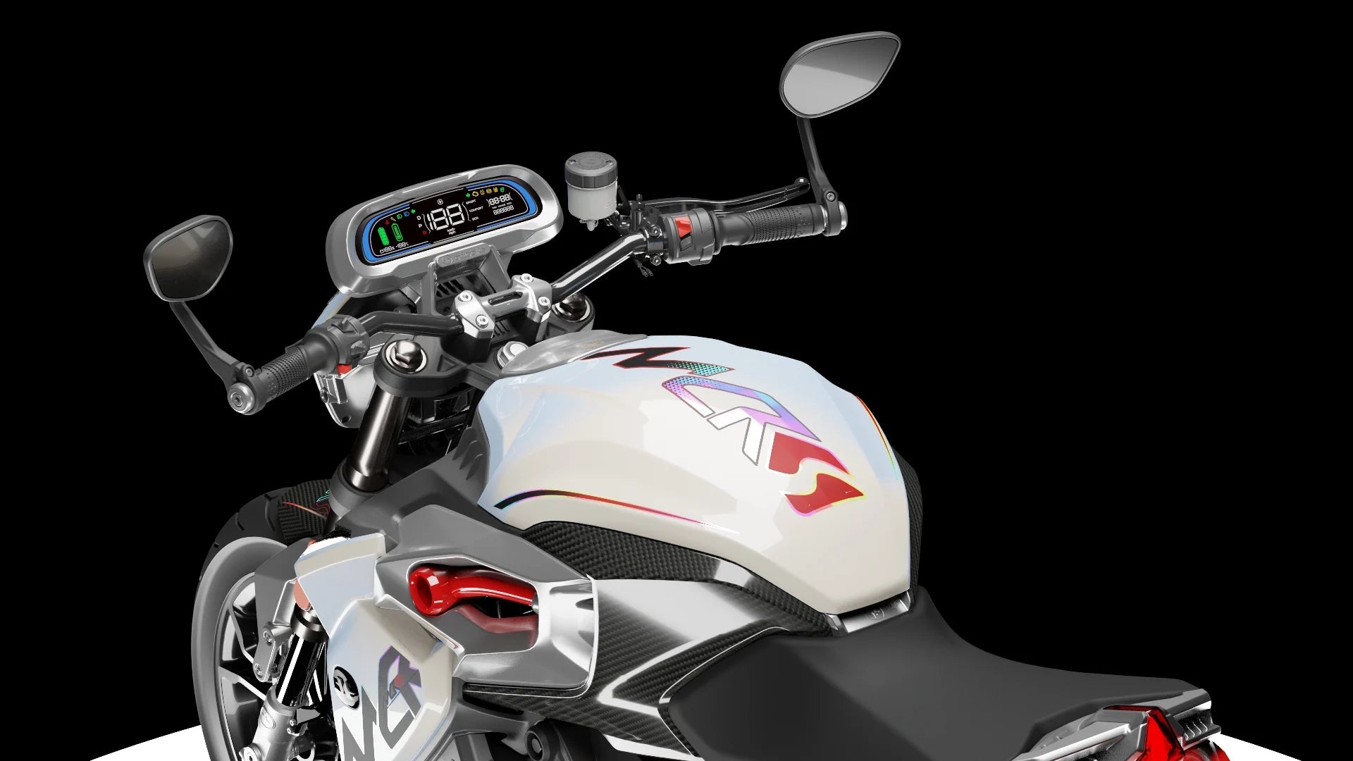 Moto électrique, OVAOBIKE MCR-S | 11 000 W | 125 cc | V-max 148 km/h | Autonomie 210 km - Atom Motors