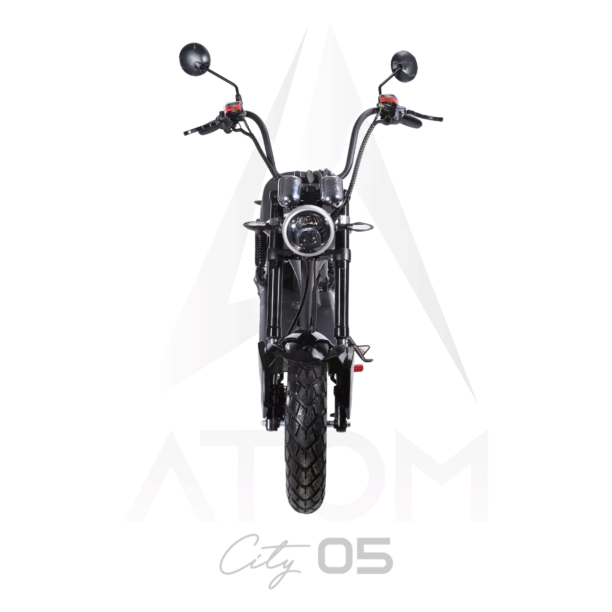 Scooter électrique, Atom City 05 | 2000 W | 50 cc | V-max 45 km/h | Autonomie 80 km - Atom Motors