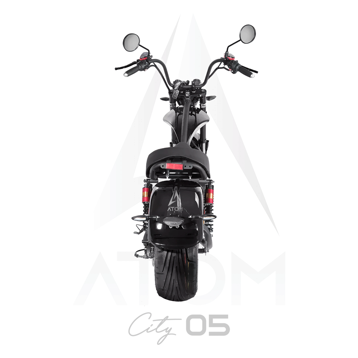 Scooter électrique, Atom City 05 | 2000 W | 50 cc | V-max 45 km/h | Autonomie 80 km - Atom Motors