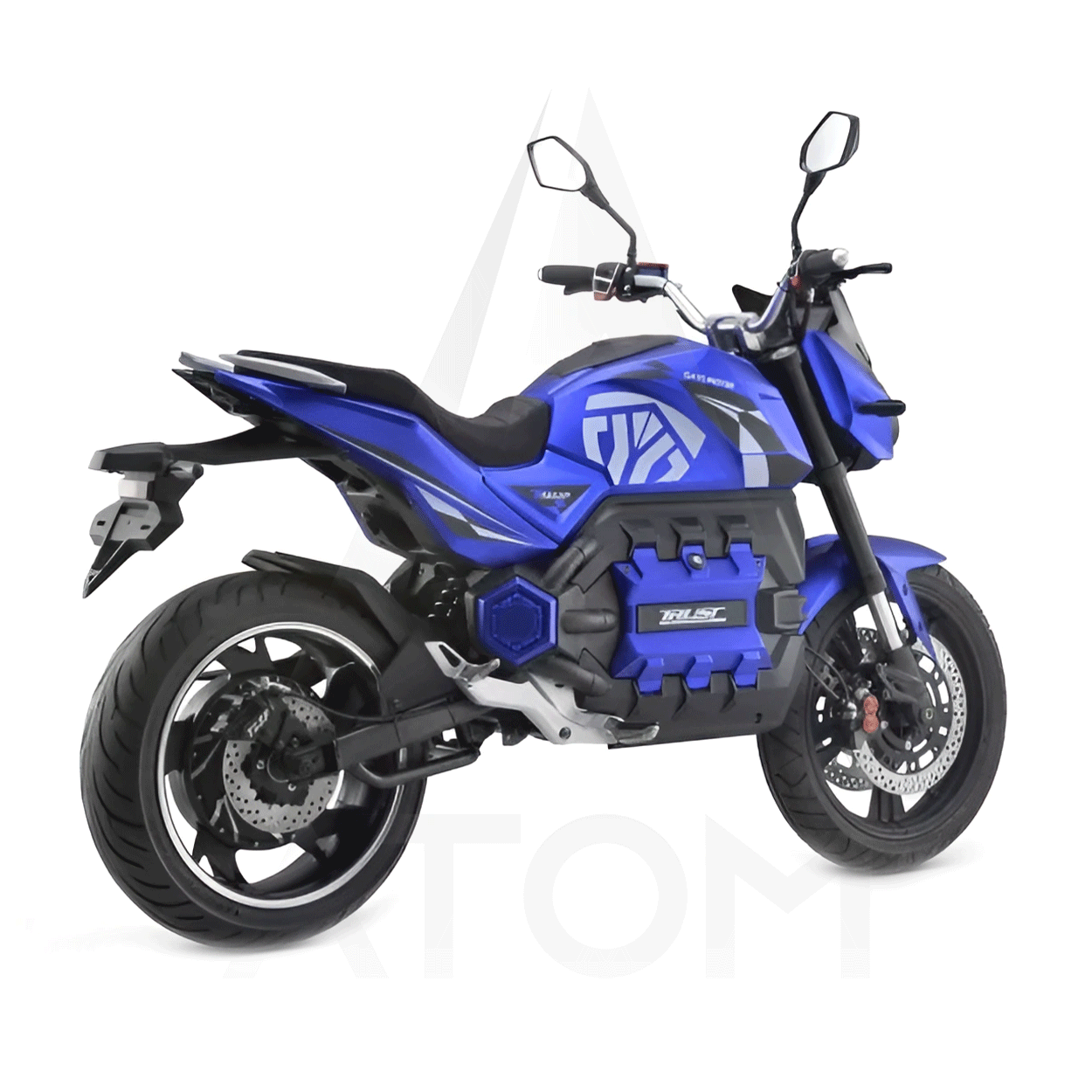 Moto électrique, Dayi Odin | Charge O | 6000 W | 125 cc | V-max 100 km/h | Autonomie 160 km - Atom Motors