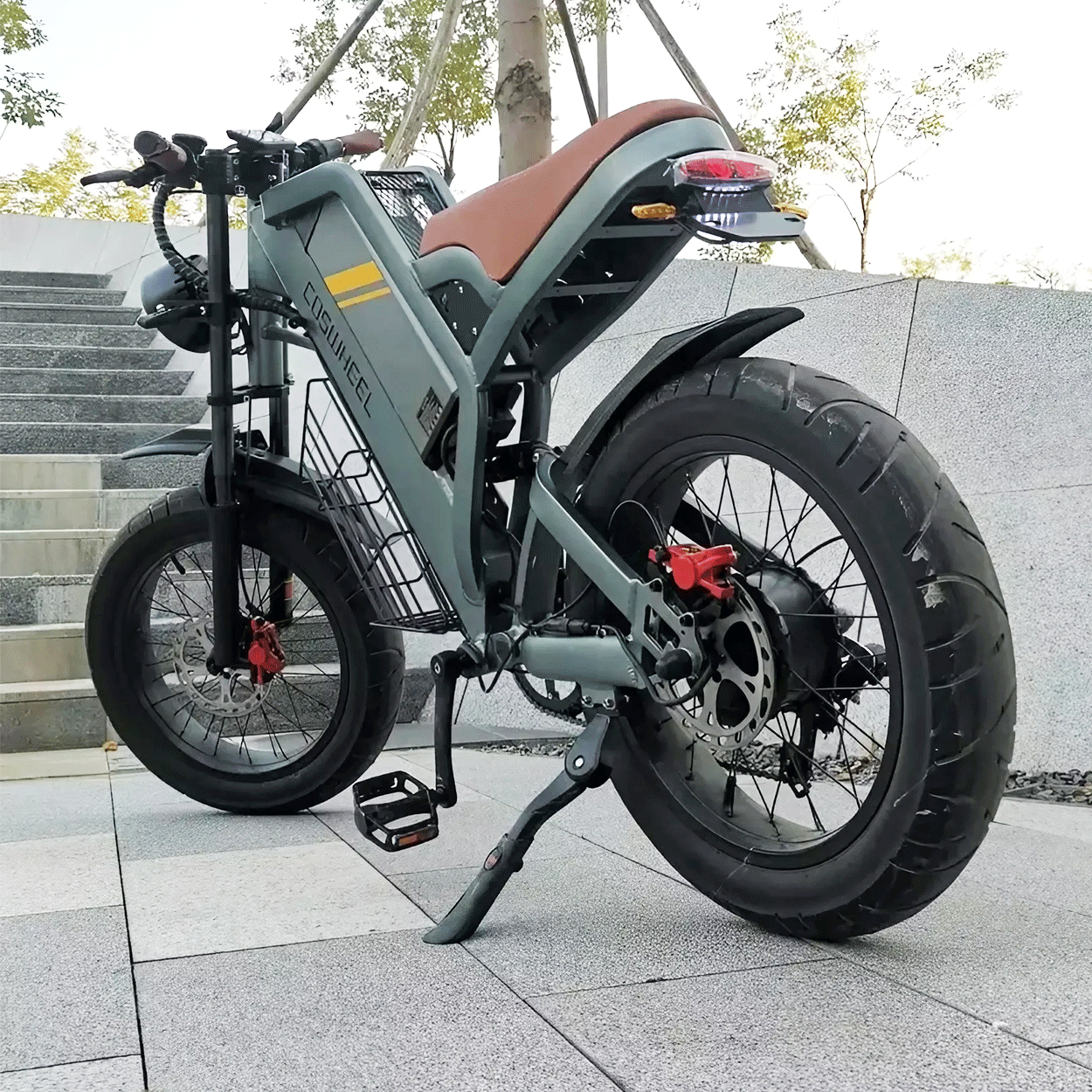 Vélo électrique Fatbike | COSWHEEL GT20 | 1000W | V-max 25 km/h | Autonomie 100 km - Atom Motors