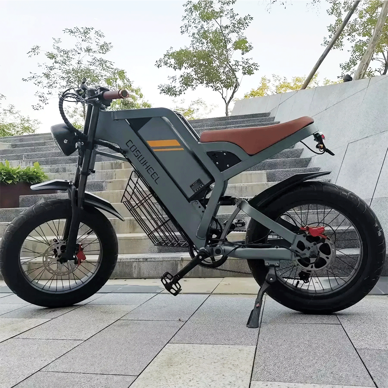 Vélo électrique Fatbike | COSWHEEL GT20 | 1000W | V-max 25 km/h | Autonomie 100 km - Atom Motors