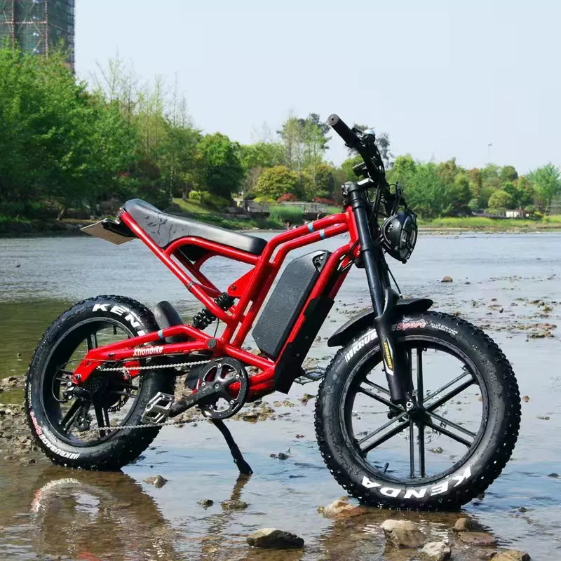 Vélo électrique Fatbike | Atom Ride JY09 | 500 W | V-max 25 km/h | Autonomie 105 km - Atom Motors