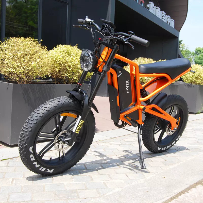 Vélo électrique Fatbike | Atom Ride JY09 | 500 W | V-max 25 km/h | Autonomie 105 km - Atom Motors