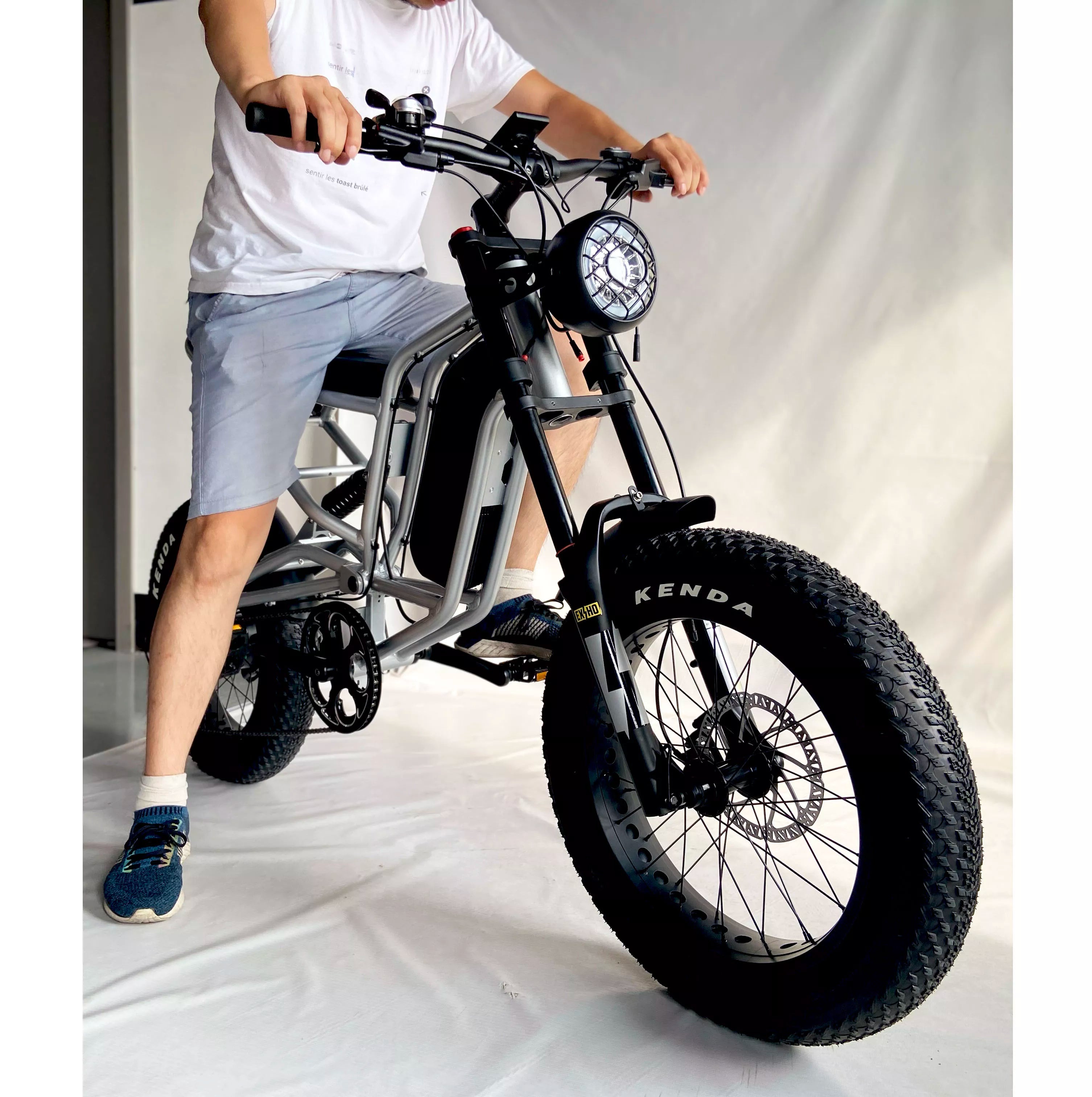 Vélo électrique Fatbike | Atom Ride JY09 | 500 W | V-max 25 km/h | Autonomie 105 km - Atom Motors