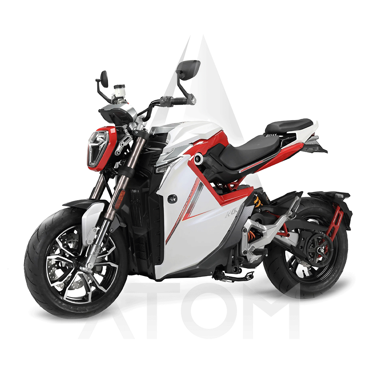 Moto électrique, OVAOBIKE MCR-M | 11 000 W | 125 cc | V-max 130 km/h | Autonomie 230 km - Atom Motors