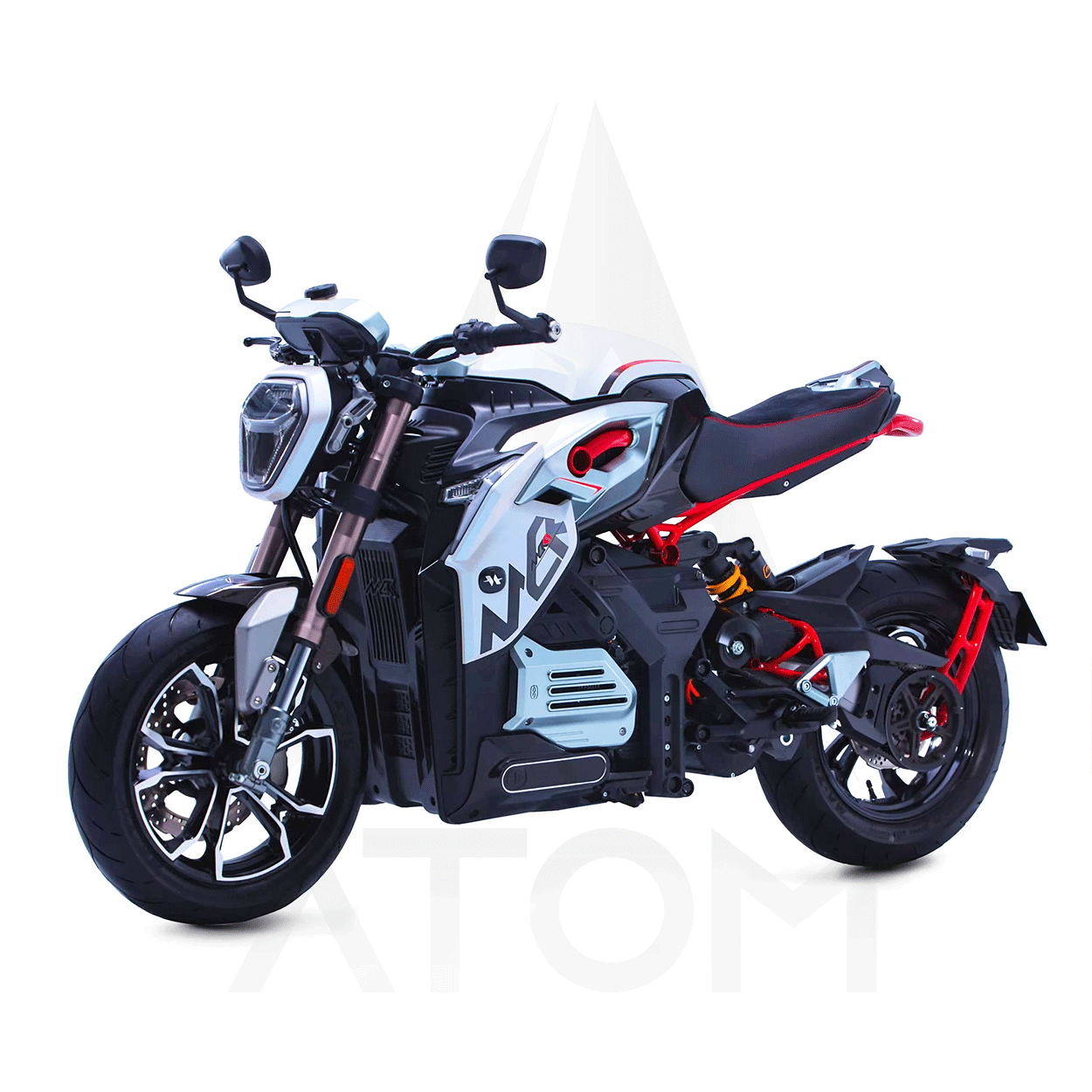 Moto électrique, OVAOBIKE MCR-S | 11 000 W | 125 cc | V-max 148 km/h | Autonomie 210 km - Atom Motors