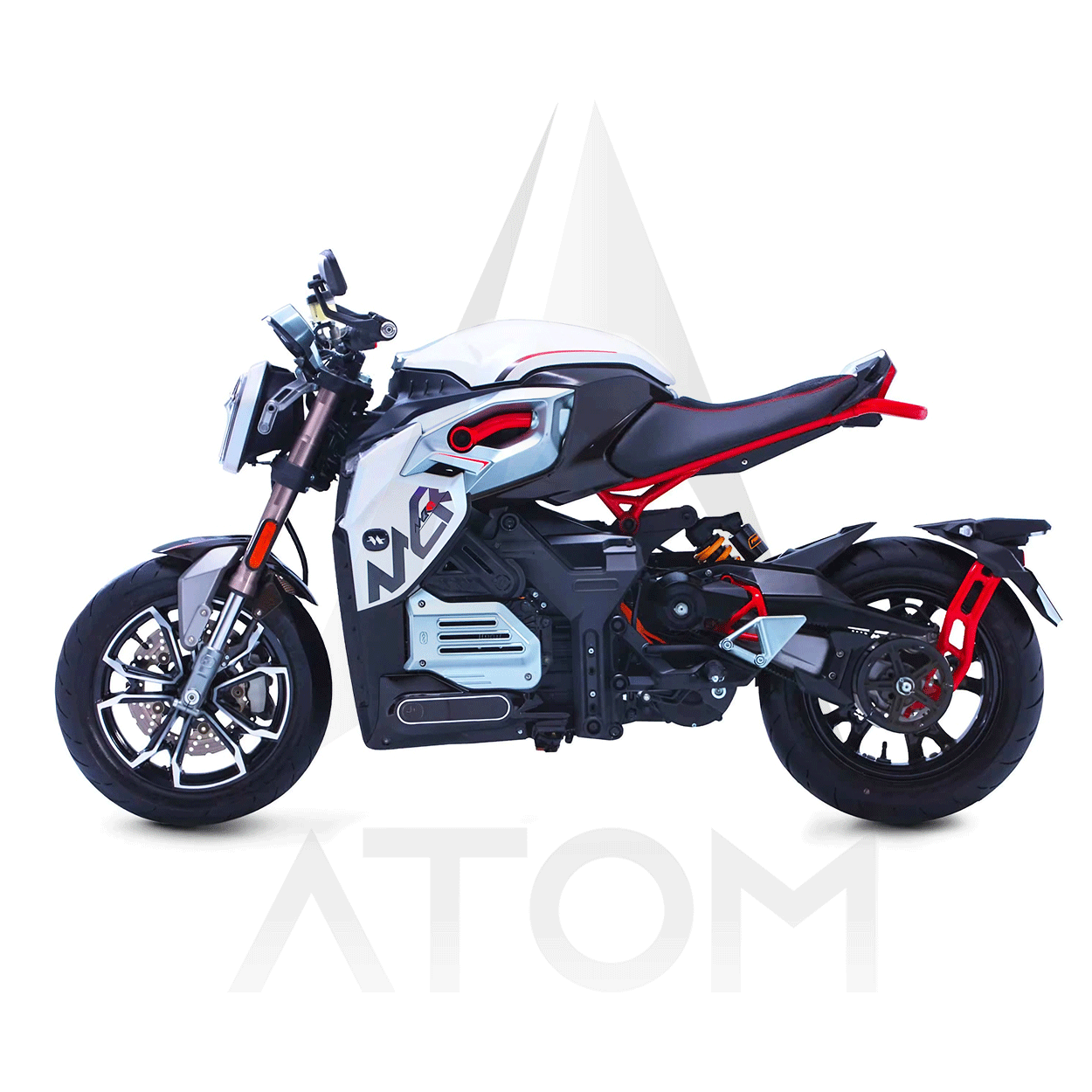 Moto électrique, OVAOBIKE MCR-S | 11 000 W | 125 cc | V-max 148 km/h | Autonomie 210 km - Atom Motors