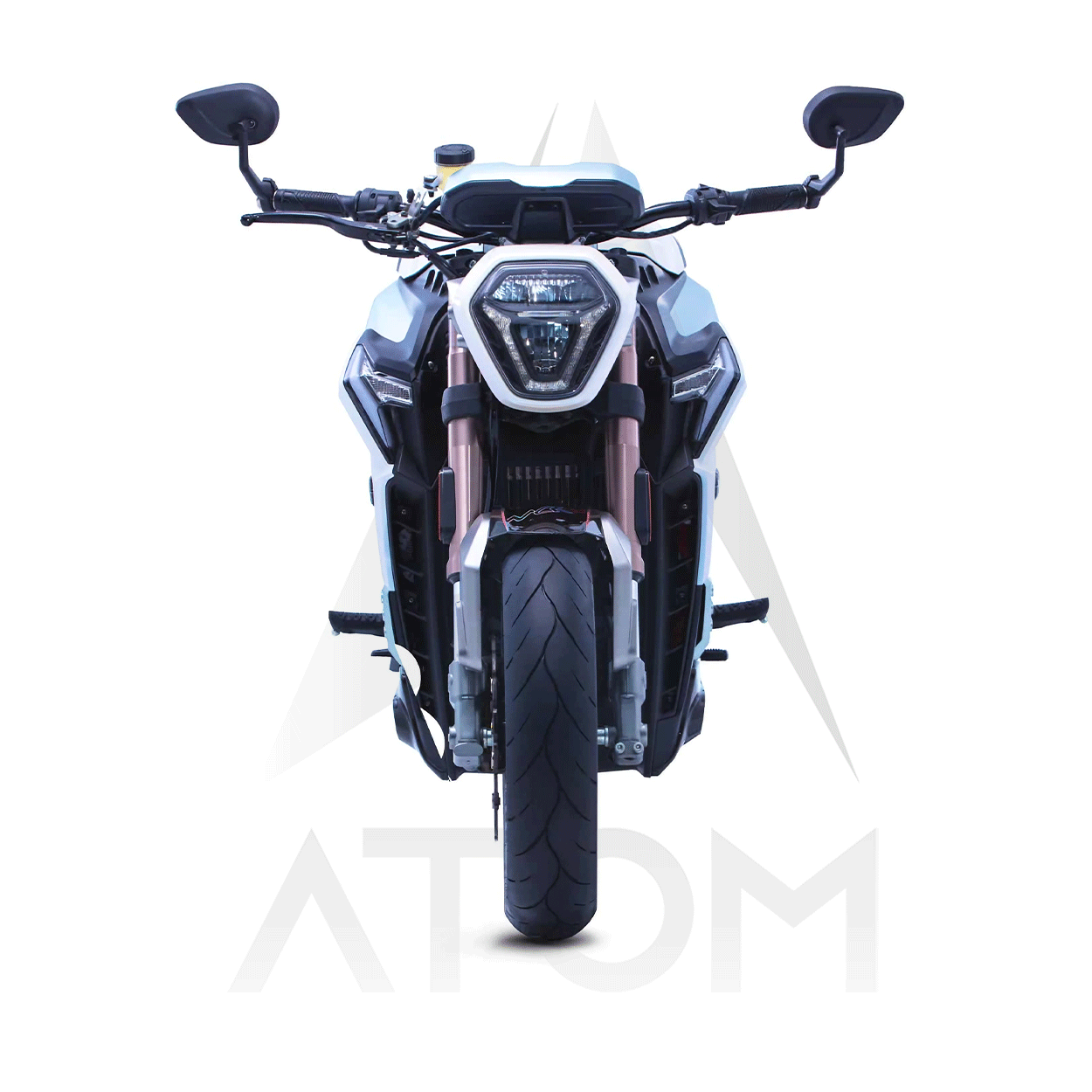 Moto électrique, OVAOBIKE MCR-S | 11 000 W | 125 cc | V-max 148 km/h | Autonomie 210 km - Atom Motors