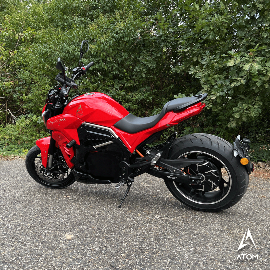 Moto électrique, Atom Charge RC | 5000 W | 125 cc | V-max 120 km/h | Autonomie 130 km - Atom Motors