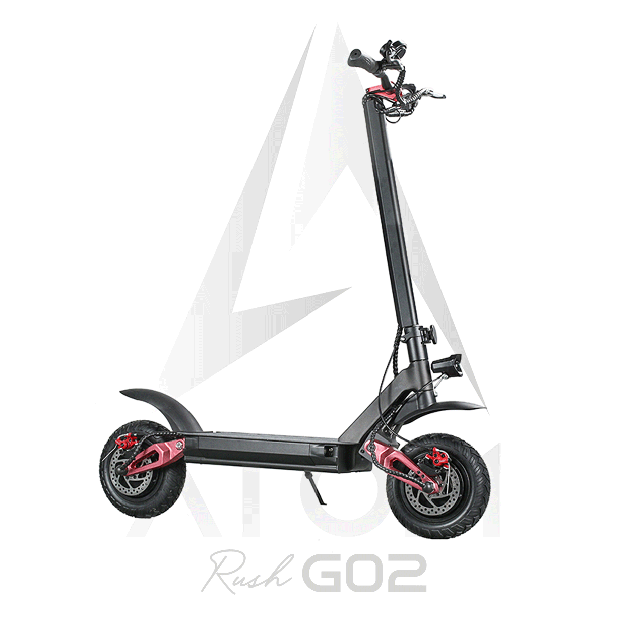 Trottinette électrique, Atom Rush G02 | 3600 W | V-max 25 km/h | Autonomie 60 km - Atom Motors