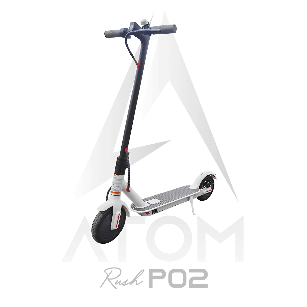 Trottinette électrique, Atom Rush P02 | 350 W | V-max 25 km/h | Autonomie 40 km - Atom Motors