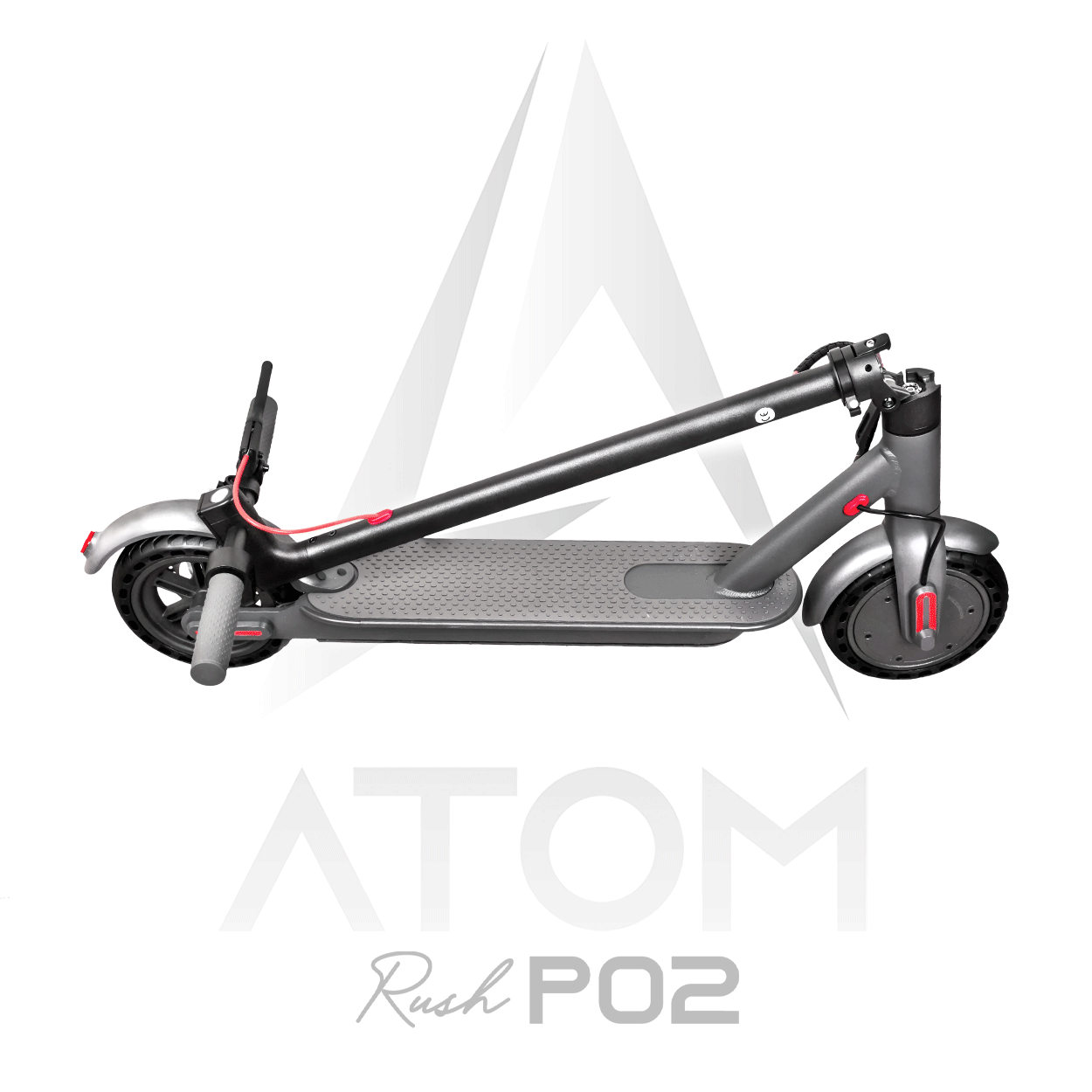 Trottinette électrique, Atom Rush P02 | 350 W | V-max 25 km/h | Autonomie 40 km - Atom Motors