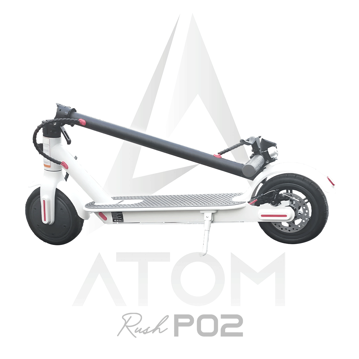 Trottinette électrique, Atom Rush P02 | 350 W | V-max 25 km/h | Autonomie 40 km - Atom Motors