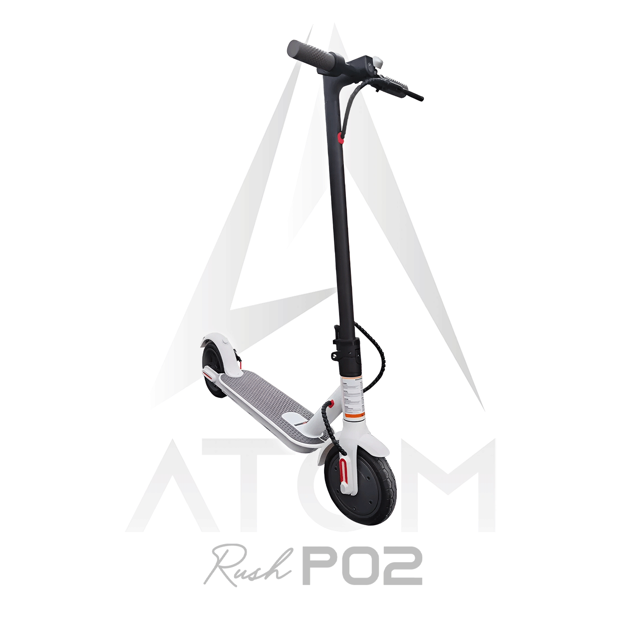 Trottinette électrique, Atom Rush P02 | 350 W | V-max 25 km/h | Autonomie 40 km - Atom Motors