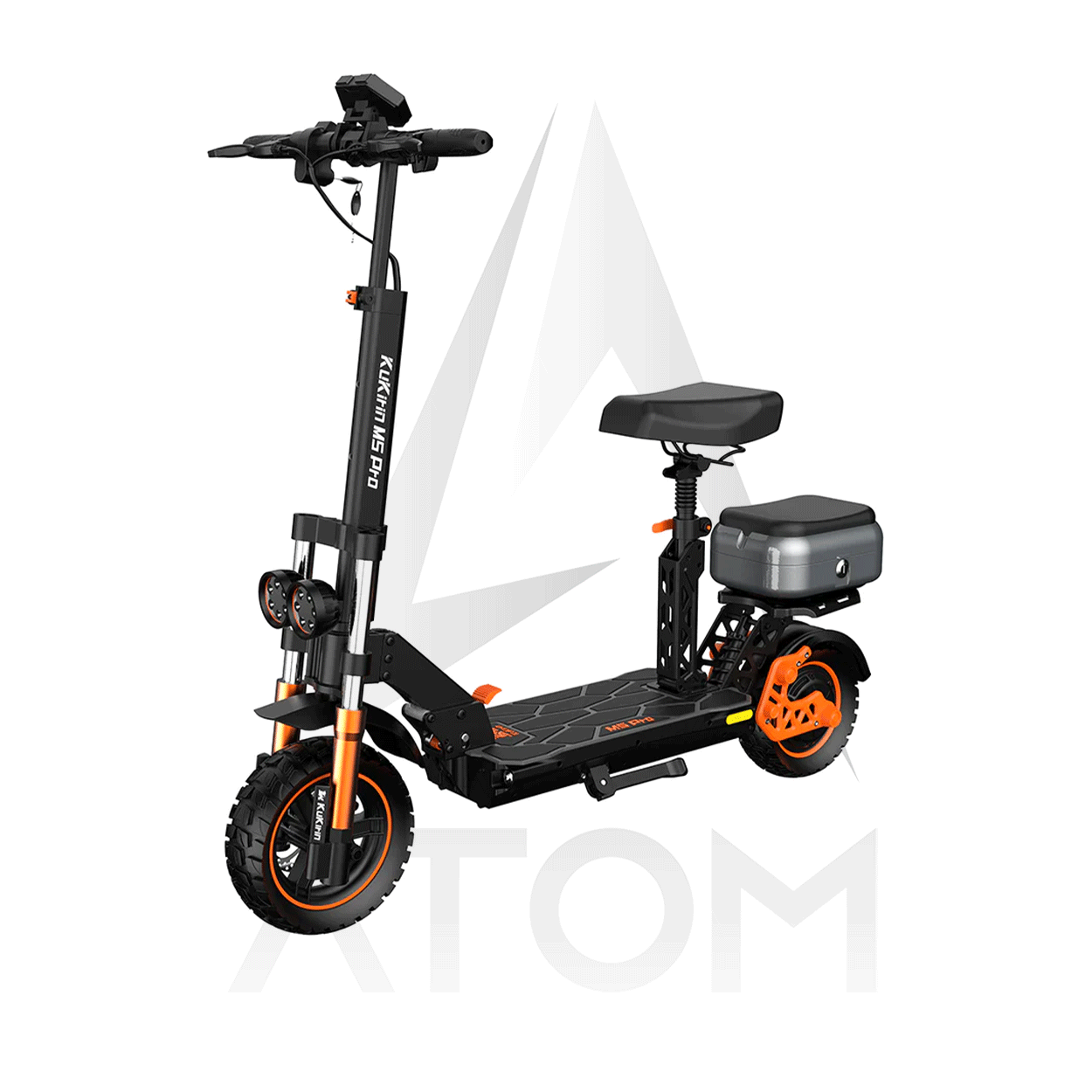 Trottinette électrique | Kugoo Kirin M5PRO | 1200 W | V-max 25 km/h | Autonomie 65 km - Atom Motors