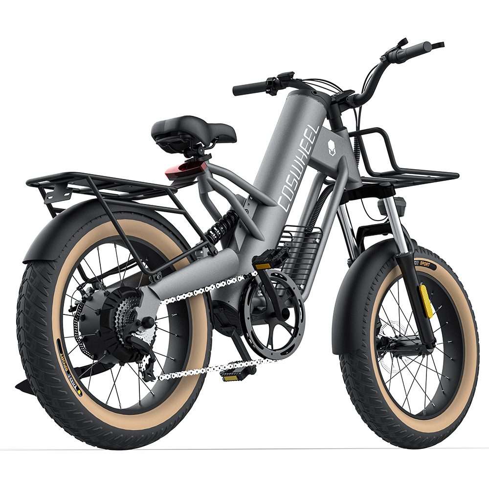 Vélo électrique Fatbike | COSWHEEL M20 | 750W | V-max 25 km/h | Autonomie 80 km - Atom Motors