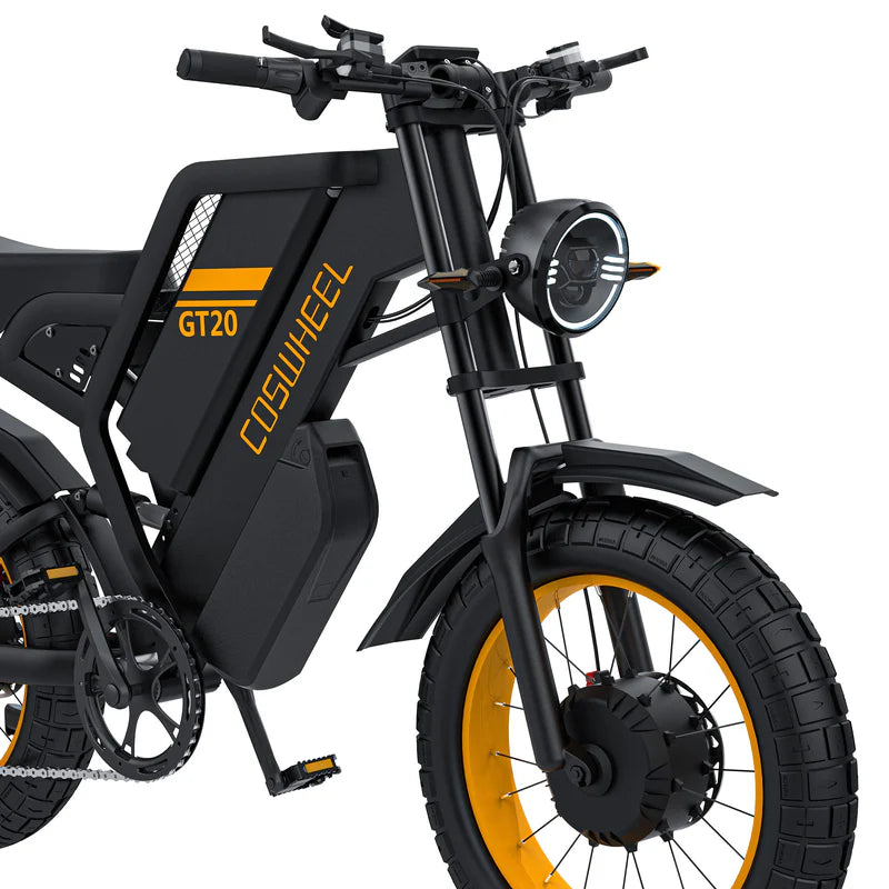 Vélo électrique | Coswheel GT20 Pro | 2000 W | V‑max 25km/h | Autonomie 233 km - Atom Motors