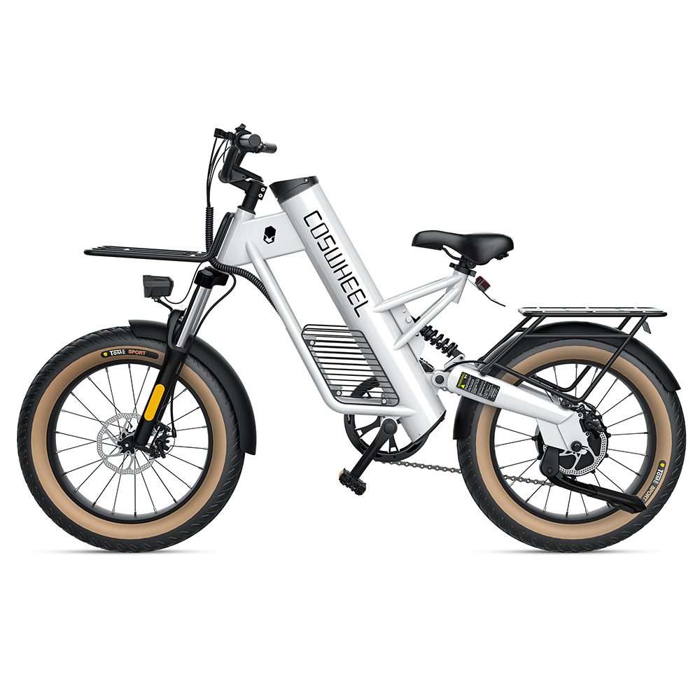 Vélo électrique Fatbike | COSWHEEL M20 | 750W | V-max 25 km/h | Autonomie 80 km - Atom Motors