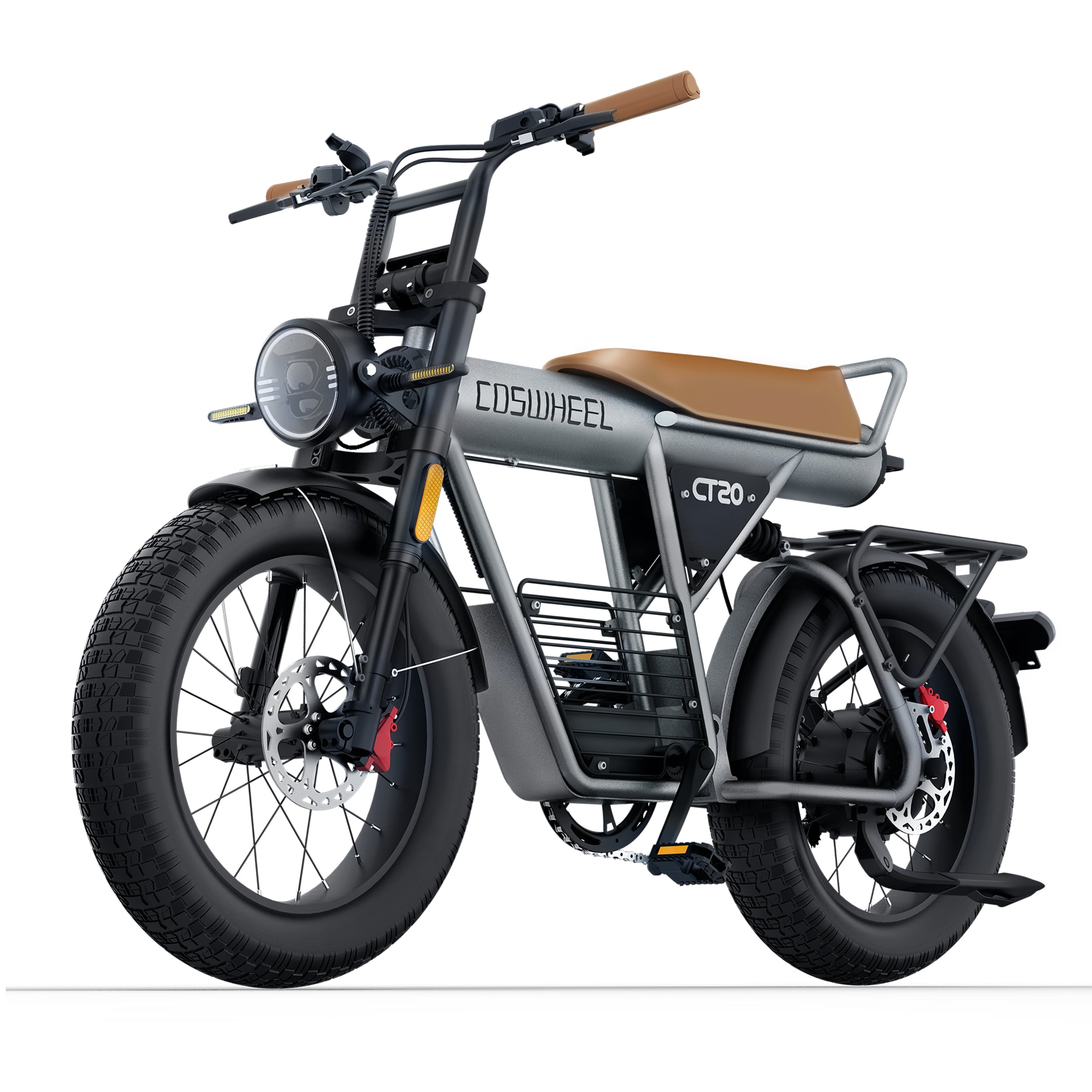Vélo électrique Fatbike | COSWHEEL CT20 2025 | 1000W | V-max 25 km/h | Autonomie 100 km - Atom Motors