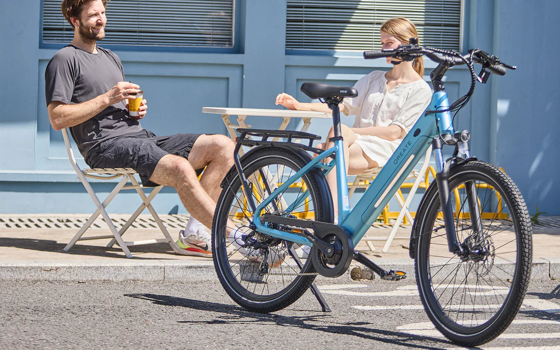 Vélo électrique urbain | A-Spadz QREATE City Air | 250 W | V-max 25 km/h | Autonomie jusqu’à 90 km - Atom Motors
