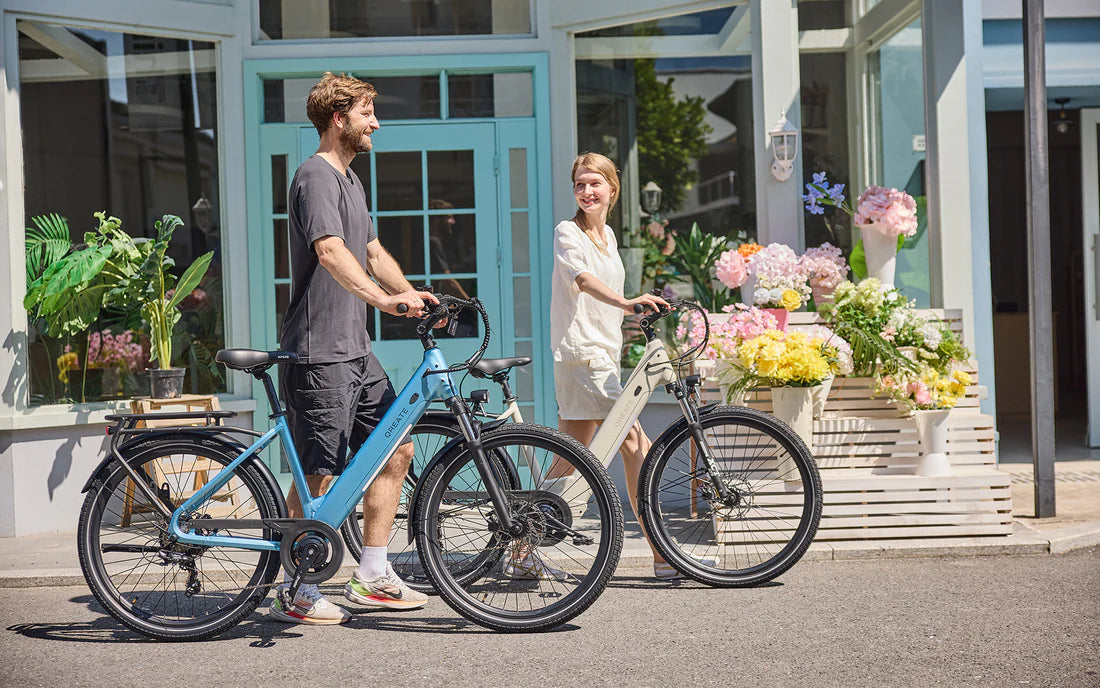 Vélo électrique urbain | A-Spadz QREATE City Air | 250 W | V-max 25 km/h | Autonomie jusqu’à 90 km - Atom Motors