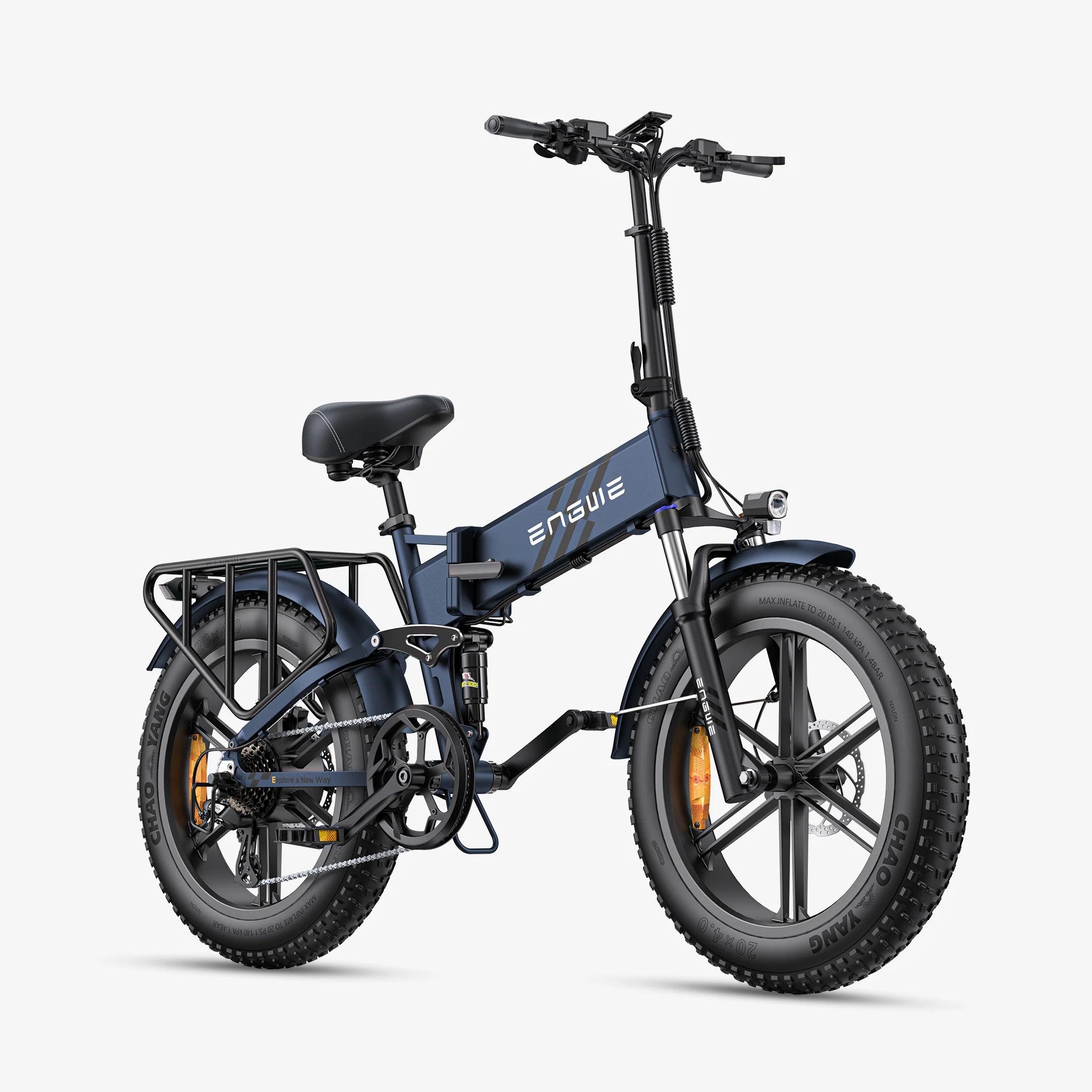 Vélo électrique Fatbike | Engwe Engine Pro 2.0 | 1000 W| V-max 25 km/h | Autonomie 110 km - Atom Motors