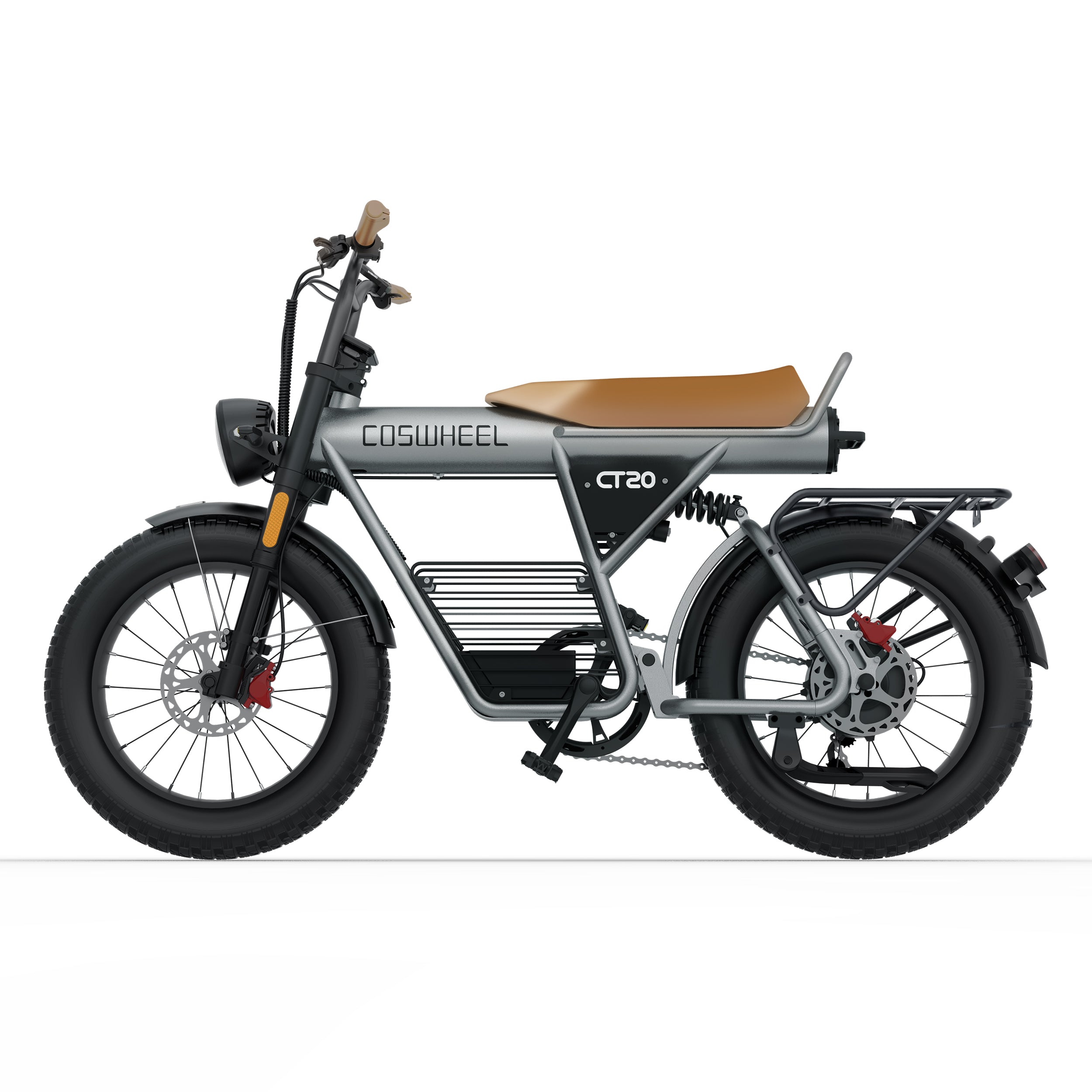 Vélo électrique Fatbike | COSWHEEL CT20 2025 | 1000W | V-max 25 km/h | Autonomie 100 km - Atom Motors