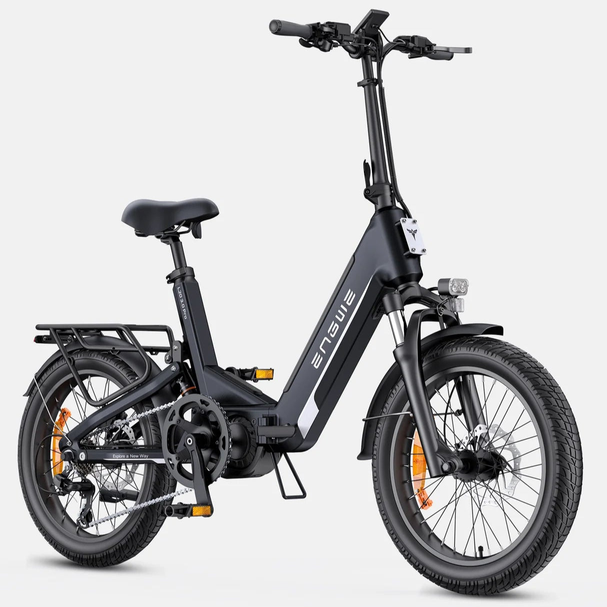 Vélo électrique Fatbike | Engwe L20 3.0 Pro | 250 W | V-max 25 km/h | Autonomie 160 km - Atom Motors